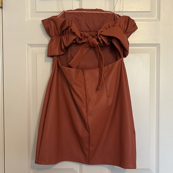 Rust Mini Dress - Picture 2 of 8